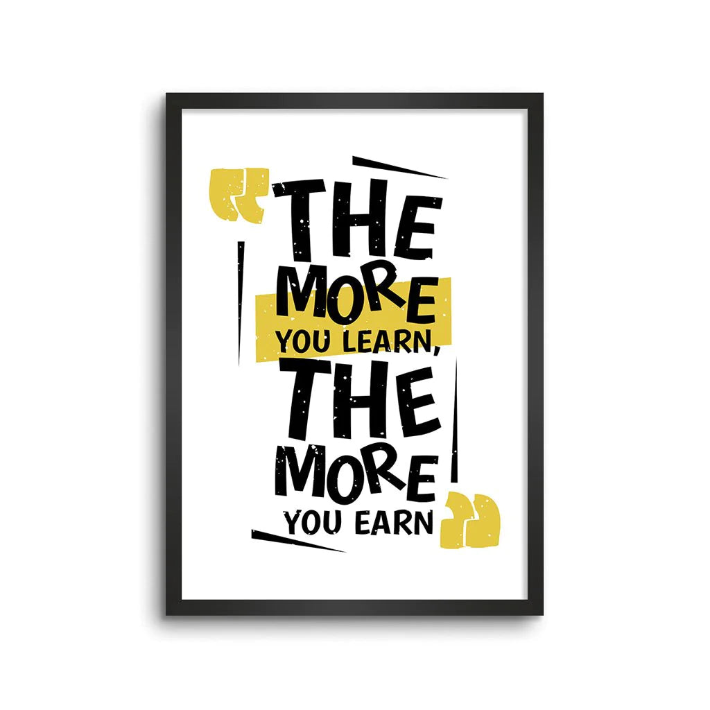 More Learn More Earn Office Quote