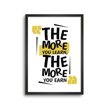More Learn More Earn Office Quote