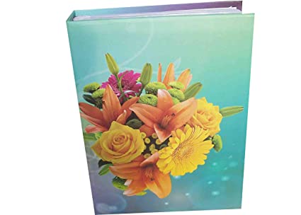 Multi Flower Photo Album (6x8-inch) -60 Photos Pockets