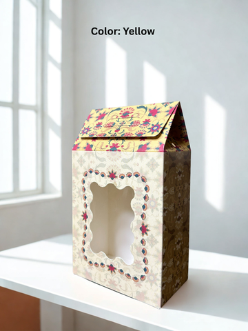Premium Window Cutout Gift Box | Elegant Favor & Wedding Packaging
