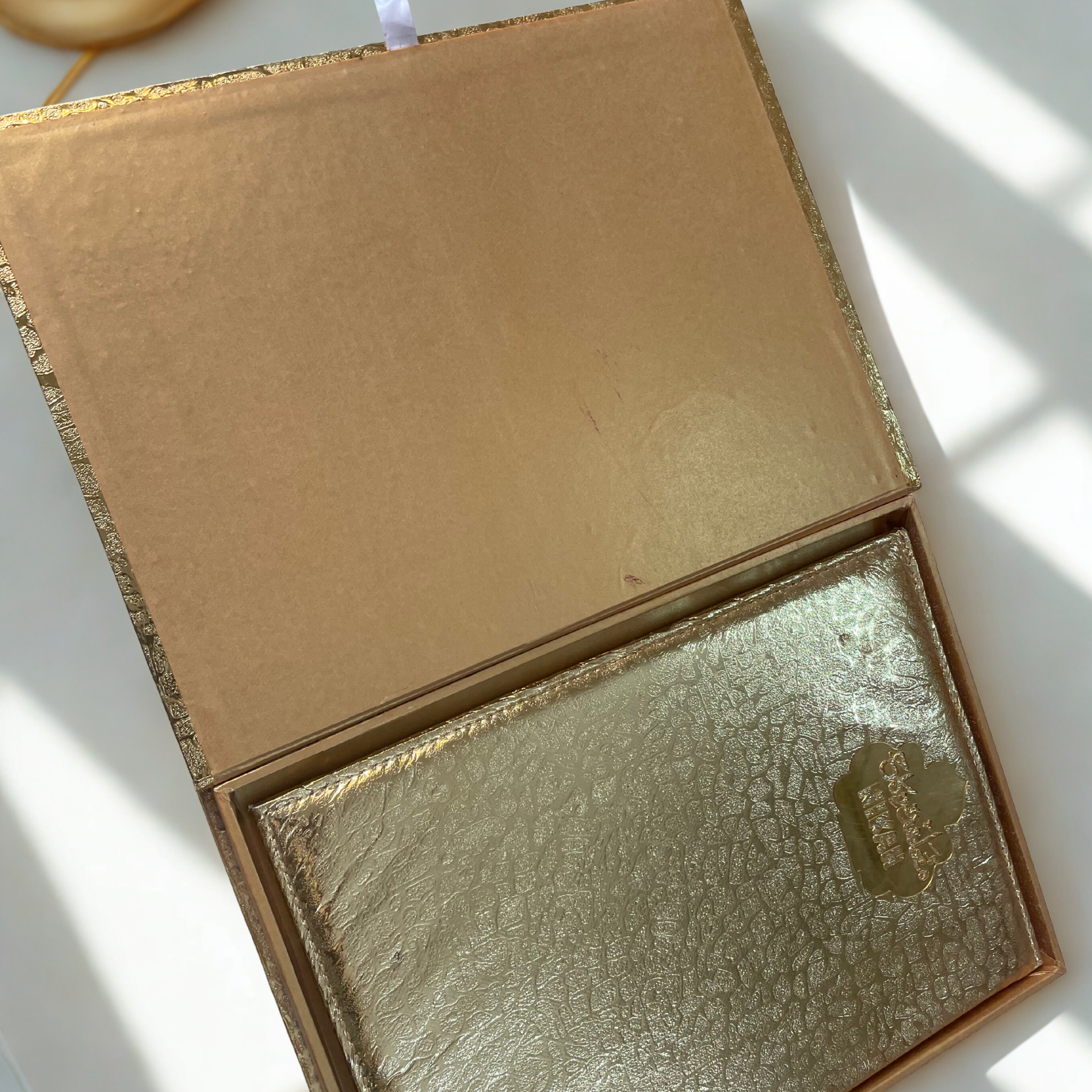 Luxury Golden Nikah Nama Folder