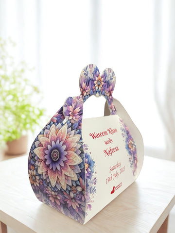 Basket Floral Wedding Gift Box