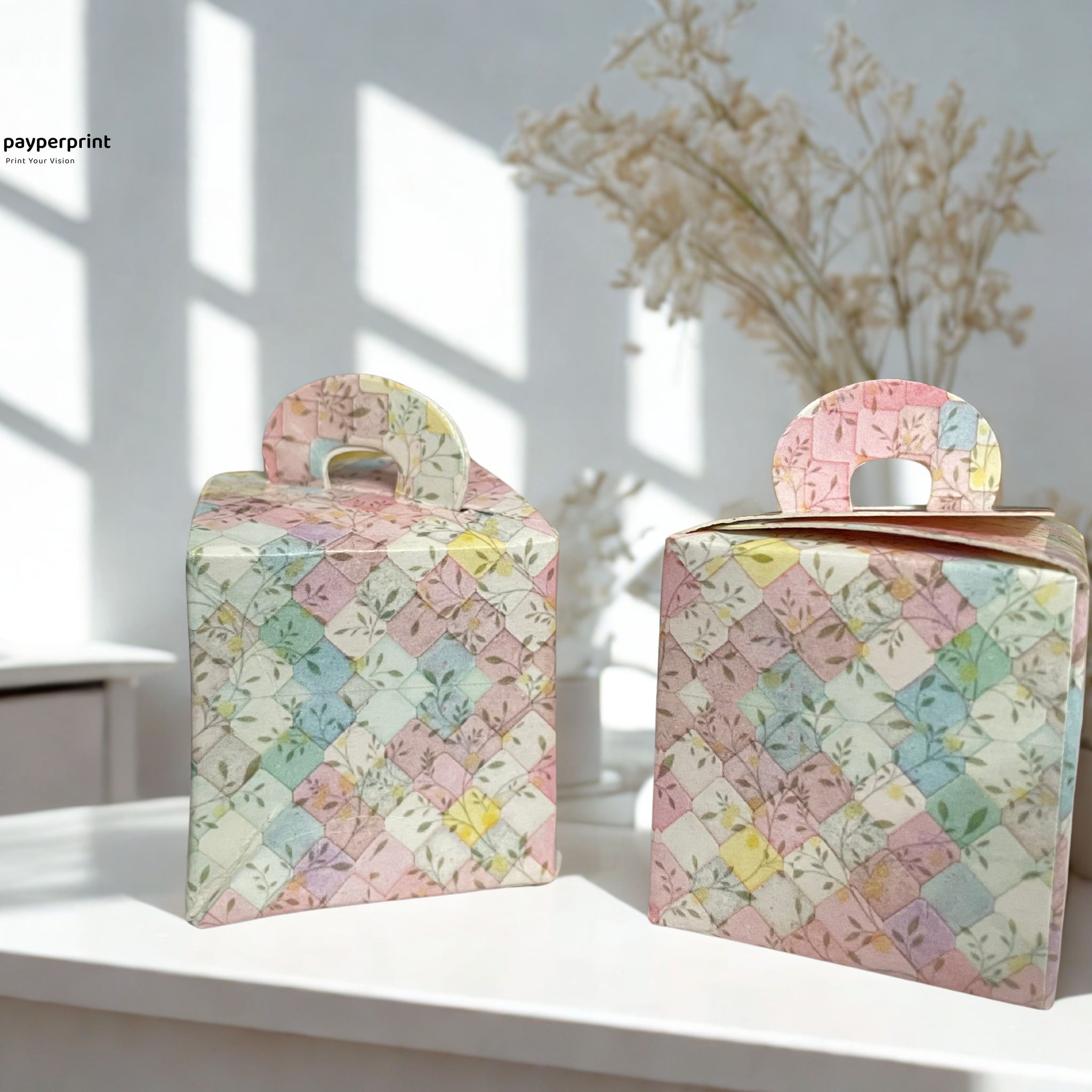 Mini Pastel Cube Gift Box