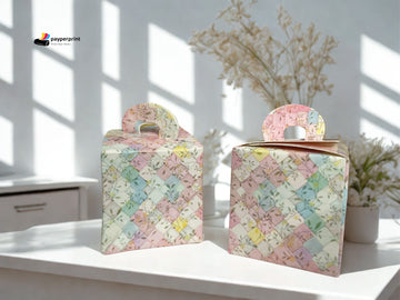 Mini Pastel Cube Gift Box