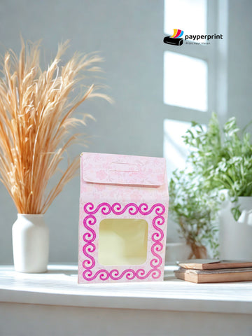 Window Gift Box with Handle