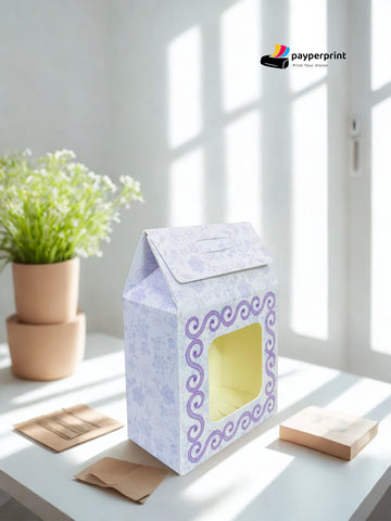 Window Gift Box with Handle