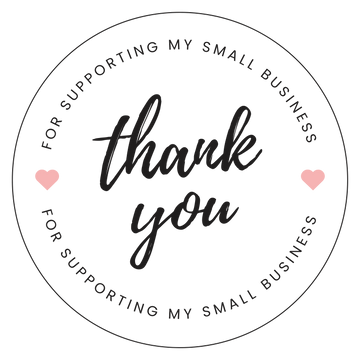 2 Inch Round Thank You Sticker – Small Business Packaging Labels